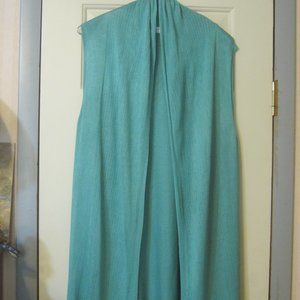 Women's Dress Barn Tunic Length Open Front Sweater Vest Size M